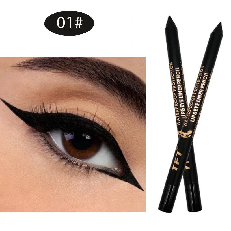 Waterproof Eyeliner Long Lasting Pencil Colourful Pigment Blue Black White Color Gel Eye Liner Pen Makeup Eye Beauty Cosmetics-Waterproof Eyeliner Long Lasting Pencil Colourful Pigment Blue Black White Color Gel Eye Liner Pen Makeup Eye Beauty Cosmetics