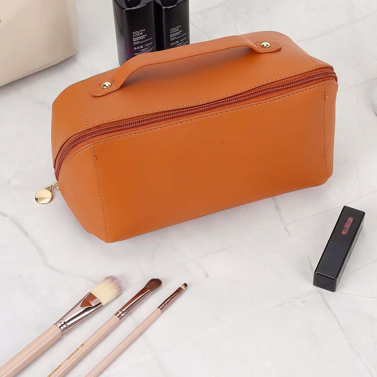 Expandable Makeup Bag-Expandable Makeup Bag