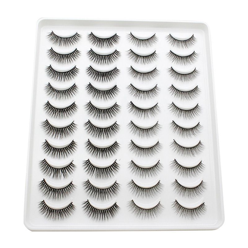 20 Pairs Mink Lashes Natural False Eyelashes Dramatic Volume Fake Lashes Soft Thick Long Eyelashes Wispy Makeup Extension 2022-20 Pairs Mink Lashes Natural False Eyelashes Dramatic Volume Fake Lashes Soft Thick Long Eyelashes Wispy Makeup Extension 2022