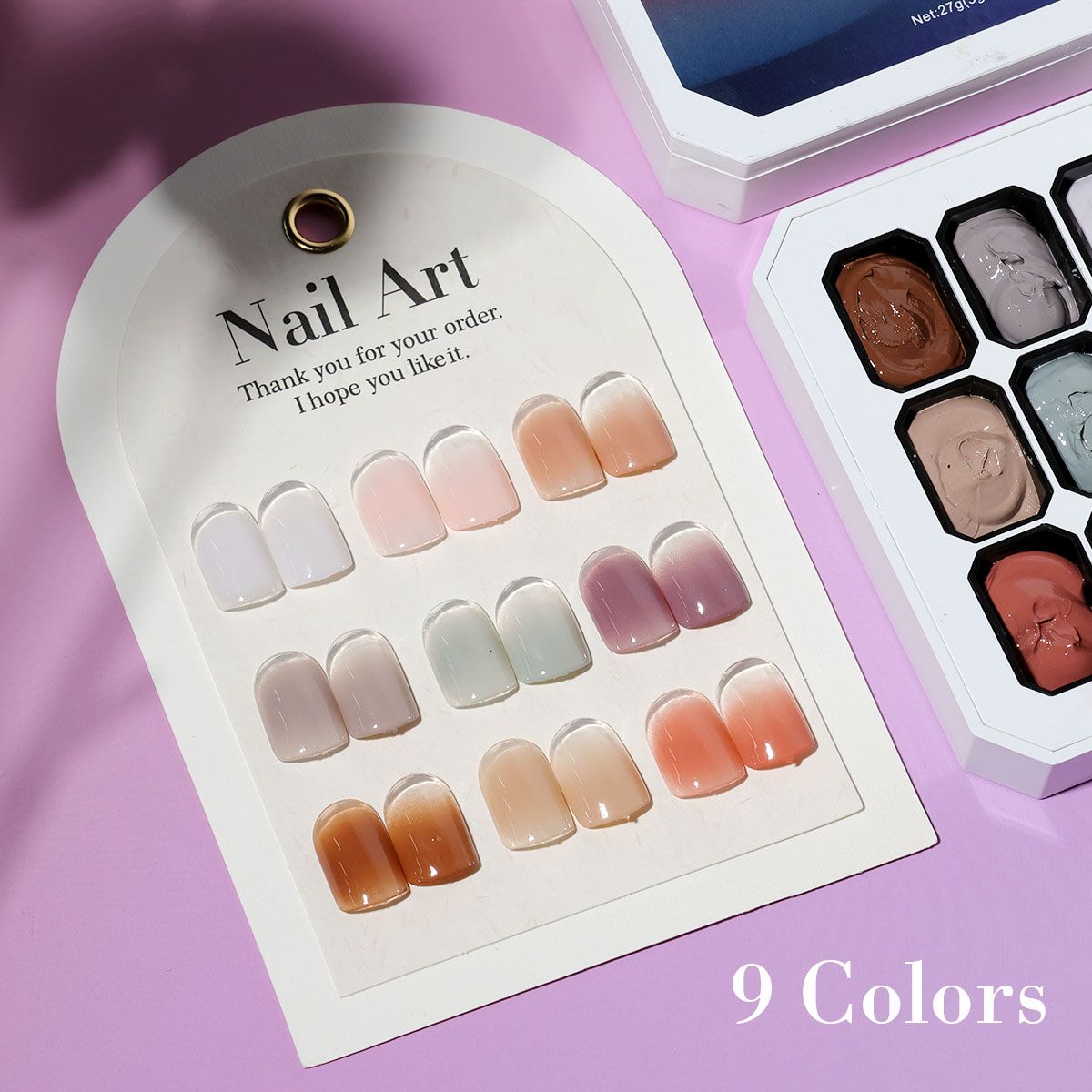 Limegirl Gradient Painting Gel, 9 Bright Colors Ombre GelNail Polish for Pigment Pat Nails Nails French ManicureSoak Off UV Set-Limegirl Gradient Painting Gel, 9 Bright Colors Ombre GelNail Polish for Pigment Pat Nails Nails French ManicureSoak Off UV Set
