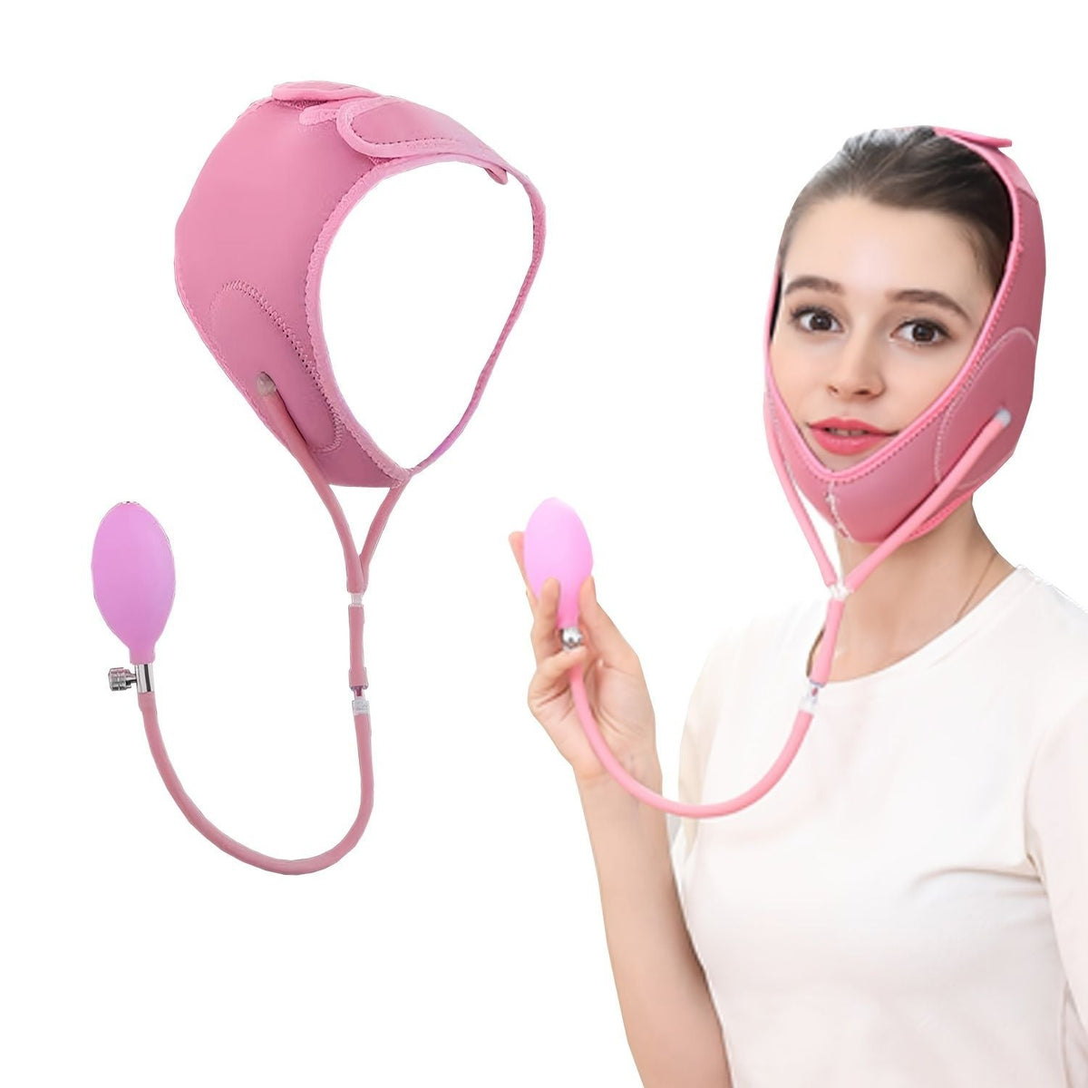 Rejuvenate Your Skin Instantly with the Adjustable V Line Face Mask - Face Lifting Strap, Double Chin Reducer, and Face Lifting Belt!-Rejuvenate Your Skin Instantly with the Adjustable V Line Face Mask - Face Lifting Strap, Double Chin Reducer, and Face Lifting Belt!