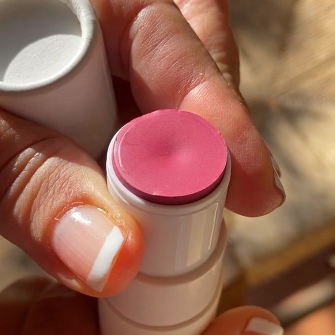Lip & Cheek Bloom 2 in 1 Natural Lipstick & Blush - Long Lasting Hydrating Multi-Tasking Tinted Balm by BeNat-Lip & Cheek Bloom 2 in 1 Natural Lipstick & Blush - Long Lasting Hydrating Multi-Tasking Tinted Balm by BeNat