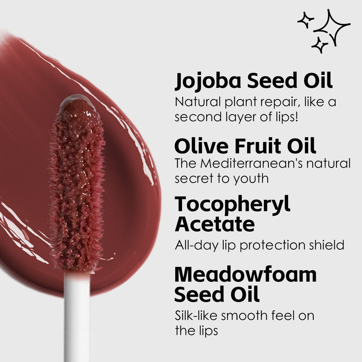 Long-Lasting Hydrating Lip Gloss, Moisturizing Non-Sticky Lip Tint with Hyaluronic Acid for Plumping Finish-Long-Lasting Hydrating Lip Gloss, Moisturizing Non-Sticky Lip Tint with Hyaluronic Acid for Plumping Finish