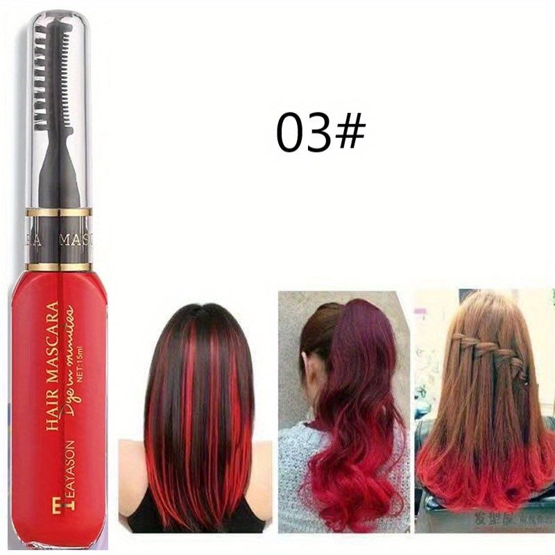 13 colors Disposable Hair Dye Comb - Washable Hair Tint for Party, Birthday, and Cosplay - Easy to Use and Safe-13 colors Disposable Hair Dye Comb - Washable Hair Tint for Party, Birthday, and Cosplay - Easy to Use and Safe