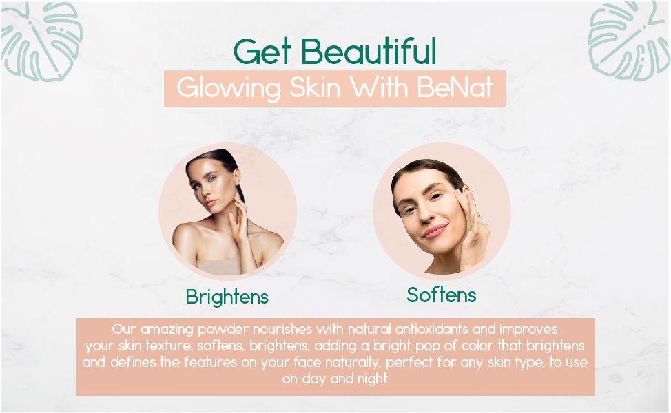 BeNat Natural Blush Loose Powder Set with Reusable Bamboo Jar, Eco-Friendly Kraft Refill Bag and Kabuki Brush - Vegan Makeup for All Skin Types-BeNat Natural Blush Loose Powder Set with Reusable Bamboo Jar, Eco-Friendly Kraft Refill Bag and Kabuki Brush - Vegan Makeup for All Skin Types