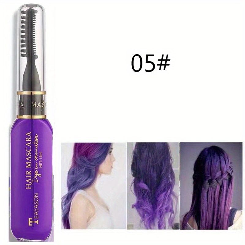 13 colors Disposable Hair Dye Comb - Washable Hair Tint for Party, Birthday, and Cosplay - Easy to Use and Safe-13 colors Disposable Hair Dye Comb - Washable Hair Tint for Party, Birthday, and Cosplay - Easy to Use and Safe