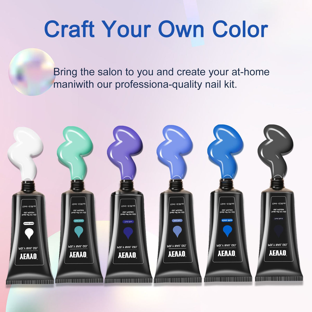 6 PCS Polygel Nail Kit With UV Nail Lamp, Slip Solution, Top Base Coat, Builder Nails Art Tools for Beginners-6 PCS Polygel Nail Kit With UV Nail Lamp, Slip Solution, Top Base Coat, Builder Nails Art Tools for Beginners