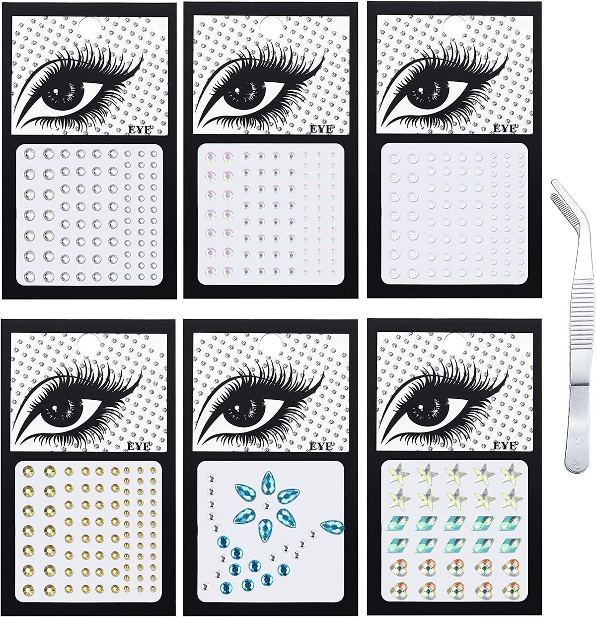 Besteel Face Gems Face jewels Stick on Eye Jewels Face Rhinestones for Makeup Eye Body Nail Face Gems Rhinestone Stickers for Women-Besteel Face Gems Face jewels Stick on Eye Jewels Face Rhinestones for Makeup Eye Body Nail Face Gems Rhinestone Stickers for Women