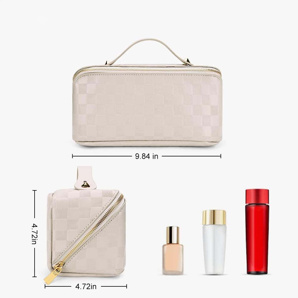 Expandable Makeup Bag-Expandable Makeup Bag