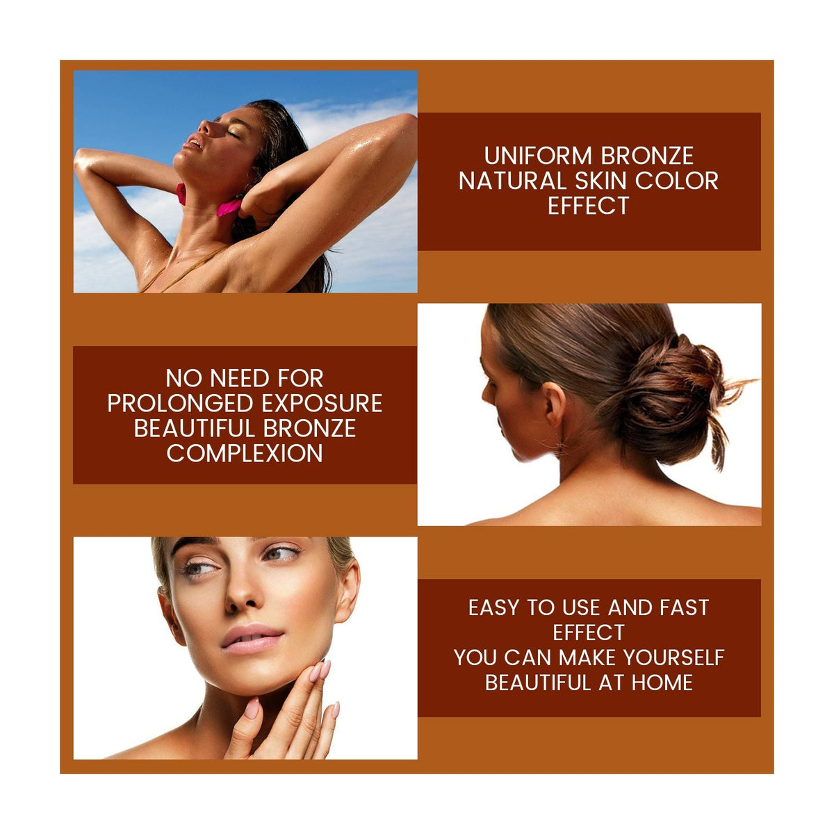EELHOE Face Self-Tanning Drops, Natural Fashion Wheat Bronzer Moisturizing Skin Anti-Sunburn Solution-EELHOE Face Self-Tanning Drops, Natural Fashion Wheat Bronzer Moisturizing Skin Anti-Sunburn Solution