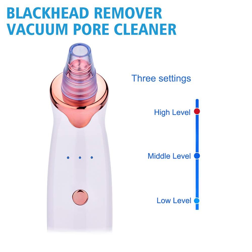 Rejuvenate Your Skin - Blackhead Remover Vacuum - Facial Pore Vacuum Extractor Electric Pore Cleaner-Rejuvenate Your Skin - Blackhead Remover Vacuum - Facial Pore Vacuum Extractor Electric Pore Cleaner