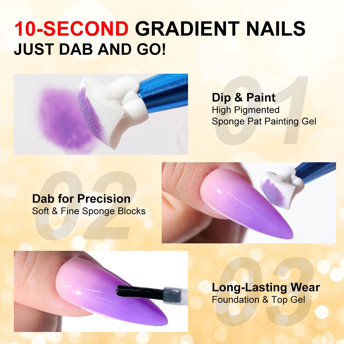Limegirl Gradient Painting Gel, 9 Bright Colors Ombre GelNail Polish for Pigment Pat Nails Nails French ManicureSoak Off UV Set-Limegirl Gradient Painting Gel, 9 Bright Colors Ombre GelNail Polish for Pigment Pat Nails Nails French ManicureSoak Off UV Set