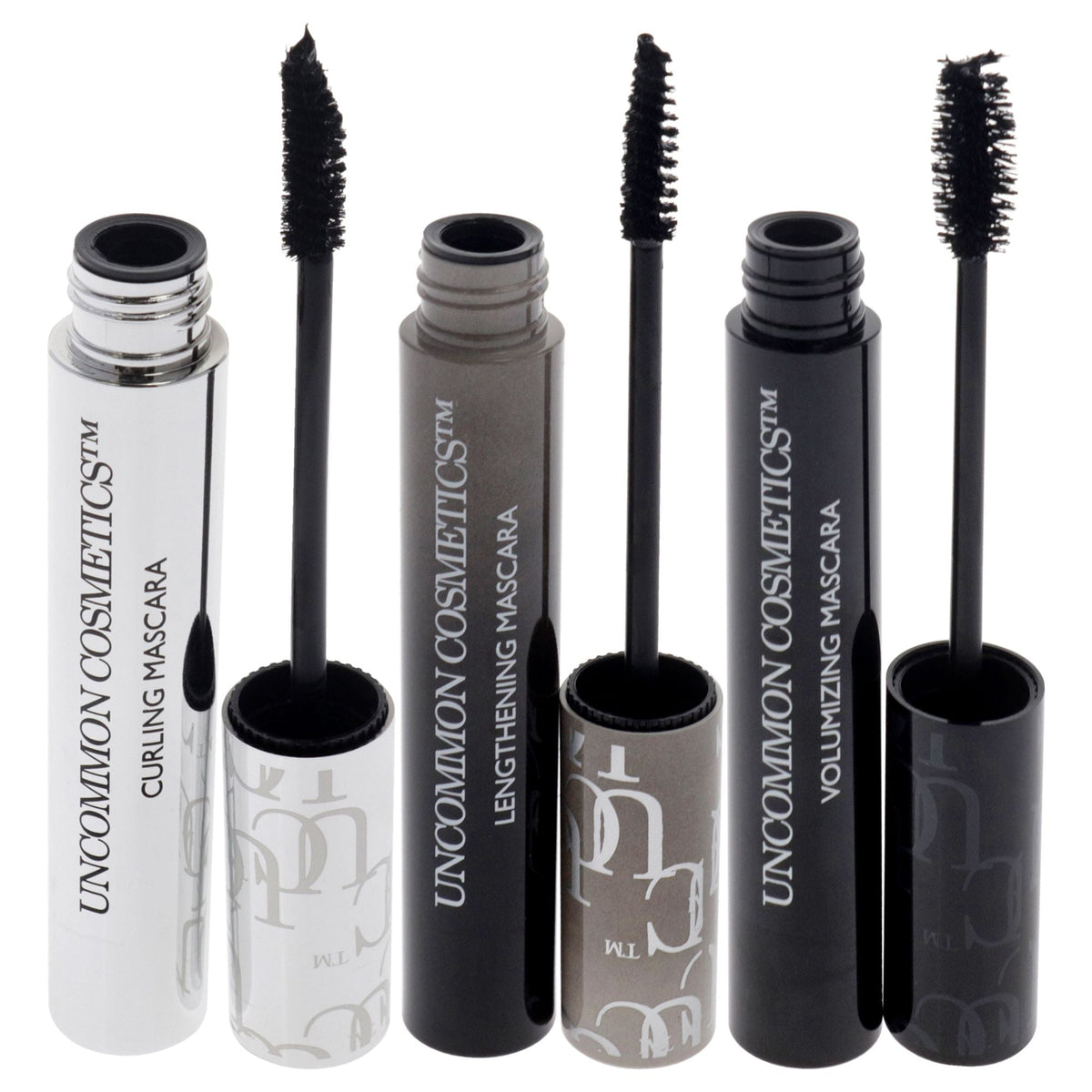 Best Of Lashes Mascara Collection Set by Uncommon Cosmetics for Women - 3 Pc 0.27oz Lengthening Mascara, 0.27oz Volumizing Mascara, 0.27oz Curling Mascara-Best Of Lashes Mascara Collection Set by Uncommon Cosmetics for Women - 3 Pc 0.27oz Lengthening Mascara, 0.27oz Volumizing Mascara, 0.27oz Curling Mascara