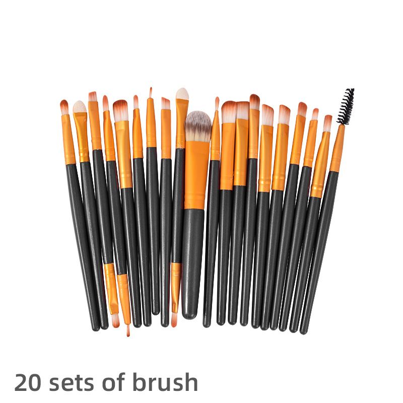 20pcs Makeup Brushes Tool Set Cosmetic Powder Eye Shadow Foundation Blush Blending Beauty Make Up Brush-20pcs Makeup Brushes Tool Set Cosmetic Powder Eye Shadow Foundation Blush Blending Beauty Make Up Brush