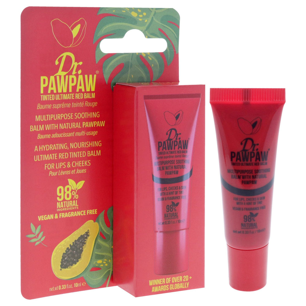 Multipurpose Tinted Balm - Ultimate Red by Dr. PawPaw for Women - 0.33 oz Makeup-Multipurpose Tinted Balm - Ultimate Red by Dr. PawPaw for Women - 0.33 oz Makeup
