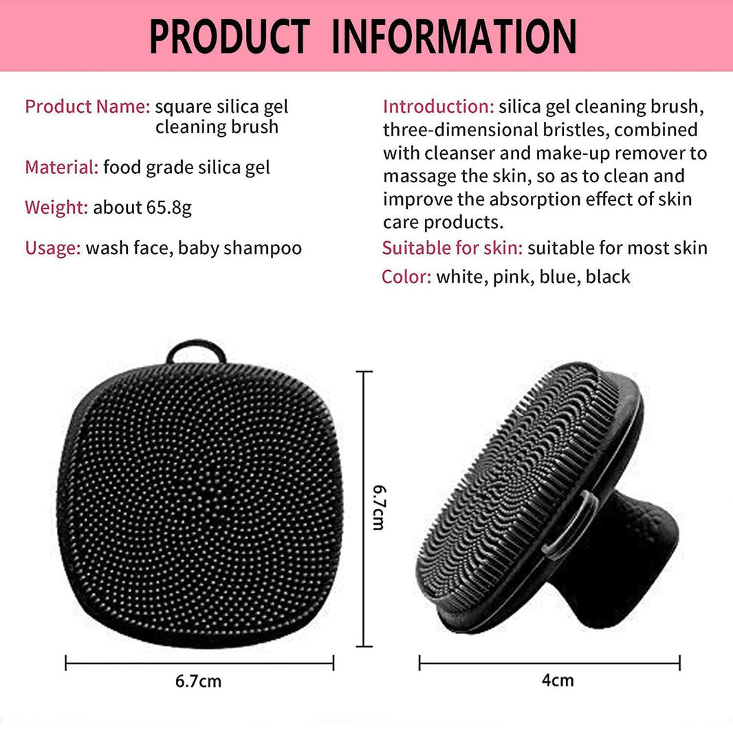 Silicone Face Scrubber-Facial Cleansing Brush Manual Waterproof Cleansing Skin Care Face Brushes for Cleansing and Exfoliating-Silicone Face Scrubber-Facial Cleansing Brush Manual Waterproof Cleansing Skin Care Face Brushes for Cleansing and Exfoliating