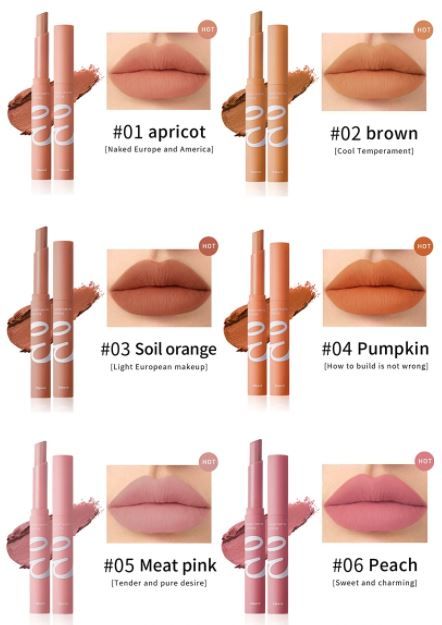 ESPOCE® Air Matte Lipstick - Color #06 Peach-ESPOCE® Air Matte Lipstick - Color #06 Peach