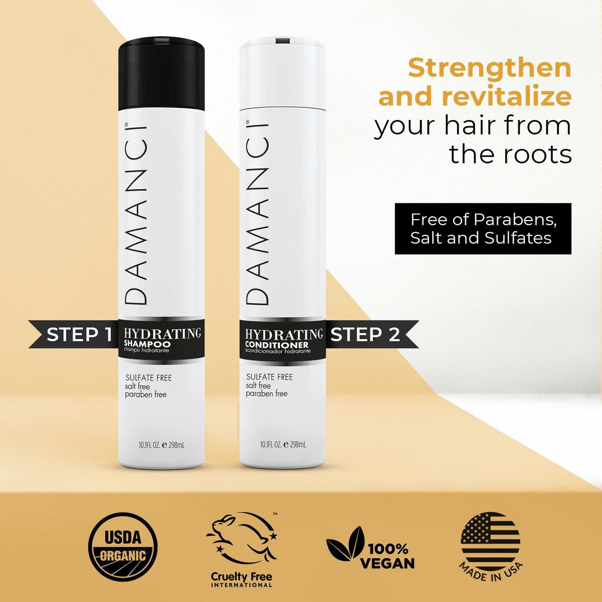 DAMANCI Hydrating Shampoo & Conditioner Duo-DAMANCI Hydrating Shampoo & Conditioner Duo