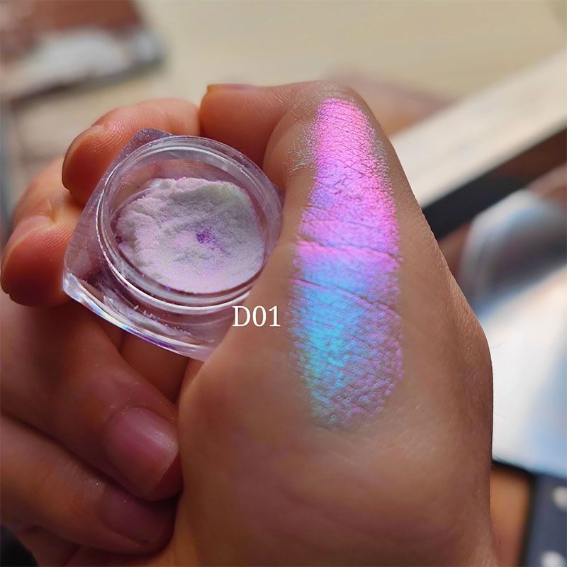 MultiChrome Shifting Pigments Chameleon Eyeshadow Duochrome Chameleon Eyeshadow Infinite Chrome Shining Eyeshadow Net 0.2g-MultiChrome Shifting Pigments Chameleon Eyeshadow Duochrome Chameleon Eyeshadow Infinite Chrome Shining Eyeshadow Net 0.2g