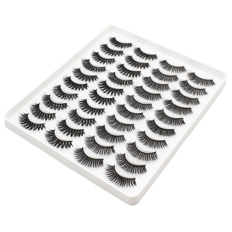 20 Pairs Mink Lashes Natural False Eyelashes Dramatic Volume Fake Lashes Soft Thick Long Eyelashes Wispy Makeup Extension 2022-20 Pairs Mink Lashes Natural False Eyelashes Dramatic Volume Fake Lashes Soft Thick Long Eyelashes Wispy Makeup Extension 2022