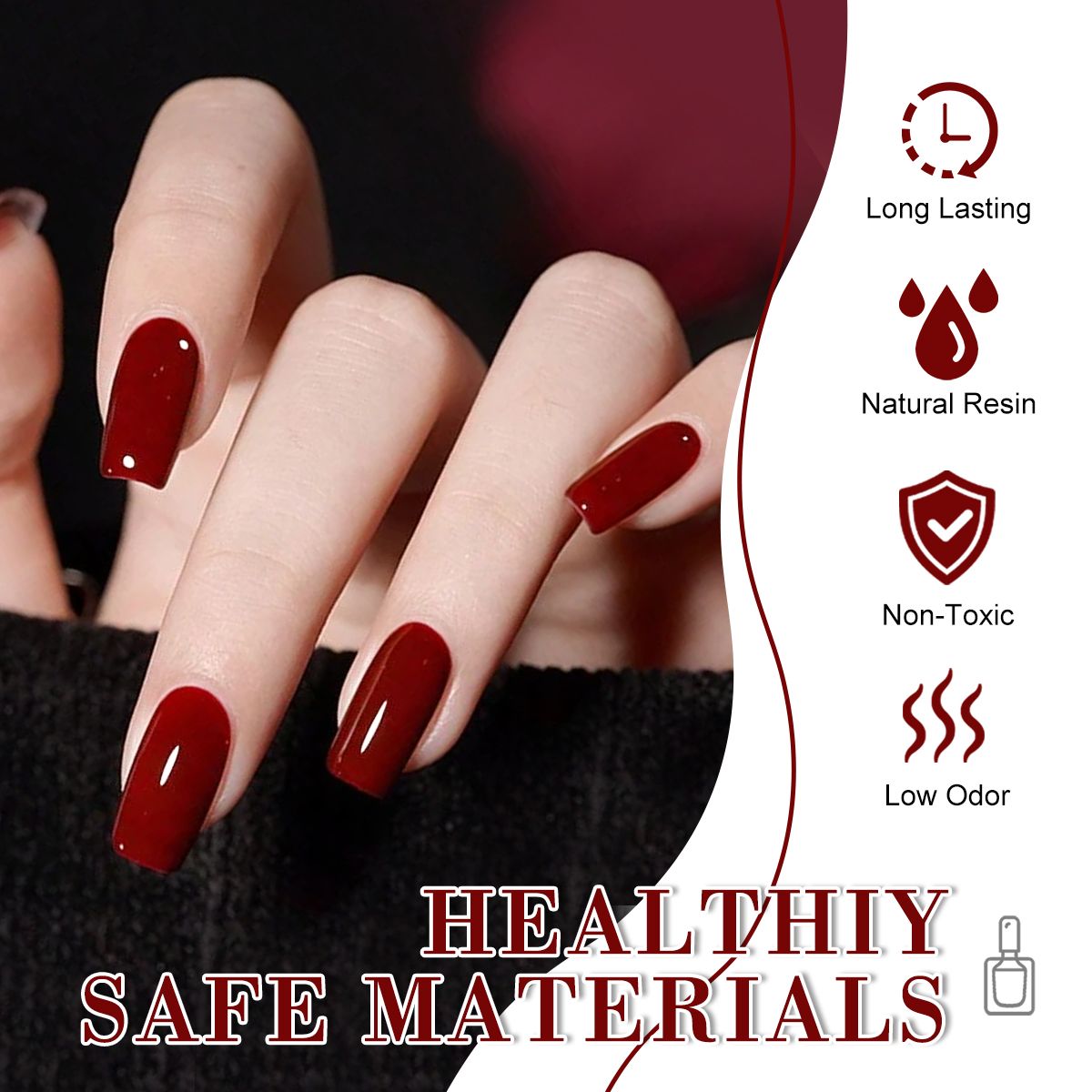 LIMEGIRL 6pcs Gel Polish Set 6 Vibrant Colors UV Gel NailPolish Red Blue Green Hema TMPTA TPO 3-free AllSeasons NailGel for Christmas Gift Women Girls-LIMEGIRL 6pcs Gel Polish Set 6 Vibrant Colors UV Gel NailPolish Red Blue Green Hema TMPTA TPO 3-free AllSeasons NailGel for Christmas Gift Women Girls