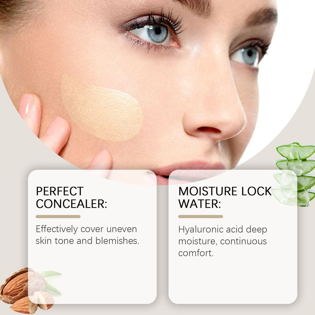 Eelhope Warm Change Concealer Foundation Naturally Moisturizes Face With A Light And Long-Lasting Moisturizing Foundation-Eelhope Warm Change Concealer Foundation Naturally Moisturizes Face With A Light And Long-Lasting Moisturizing Foundation