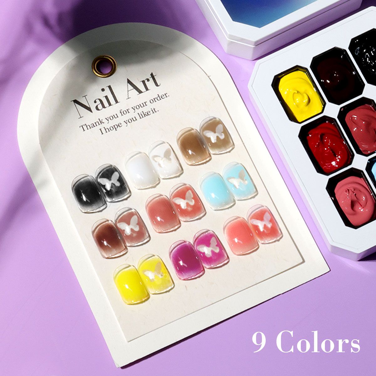 Limegirl Gradient Painting Gel, 9 Bright Colors Ombre GelNail Polish for Pigment Pat Nails Nails French ManicureSoak Off UV Set-Limegirl Gradient Painting Gel, 9 Bright Colors Ombre GelNail Polish for Pigment Pat Nails Nails French ManicureSoak Off UV Set