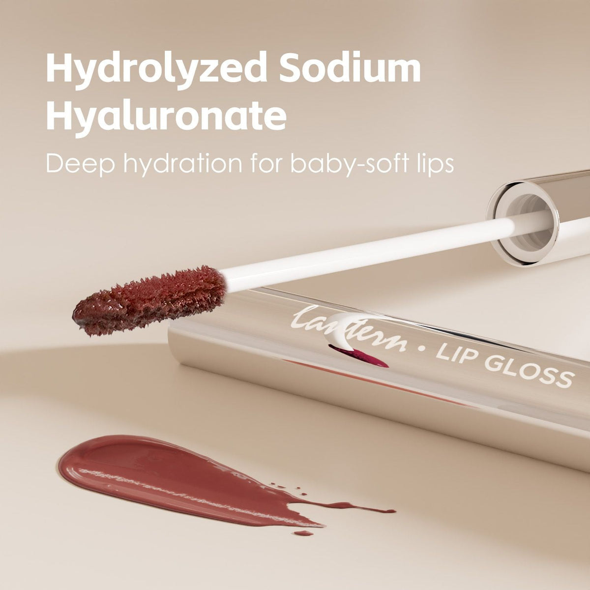 Long-Lasting Hydrating Lip Gloss, Moisturizing Non-Sticky Lip Tint with Hyaluronic Acid for Plumping Finish-Long-Lasting Hydrating Lip Gloss, Moisturizing Non-Sticky Lip Tint with Hyaluronic Acid for Plumping Finish