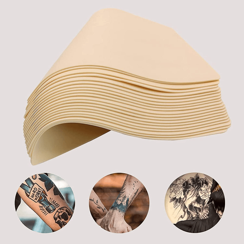 5pcs Soft Silicone Pads for Tattoo and Microblading Practice - Double Permanent Makeup Fake Tattoo Beginner Practice Accessories-5pcs Soft Silicone Pads for Tattoo and Microblading Practice - Double Permanent Makeup Fake Tattoo Beginner Practice Accessories
