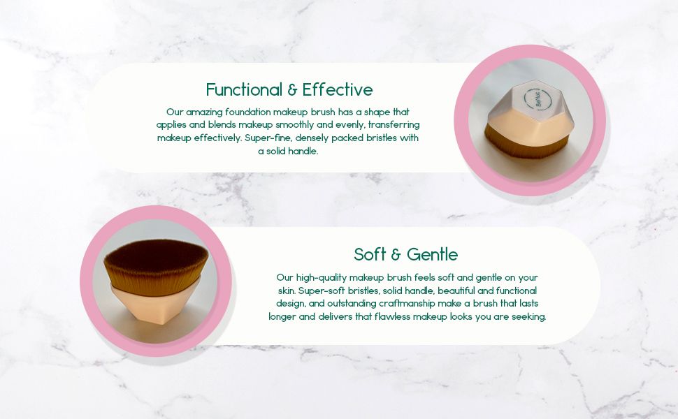 Premium Foundation Makeup Brush – Dense Synthetic Bristles for Flawless Liquid, Cream, & Powder Blending – Ergonomic Liquid Foundation, Face Concealer, & BB Cream Cosmetic Face Blender Brush-Premium Foundation Makeup Brush – Dense Synthetic Bristles for Flawless Liquid, Cream, & Powder Blending – Ergonomic Liquid Foundation, Face Concealer, & BB Cream Cosmetic Face Blender Brush
