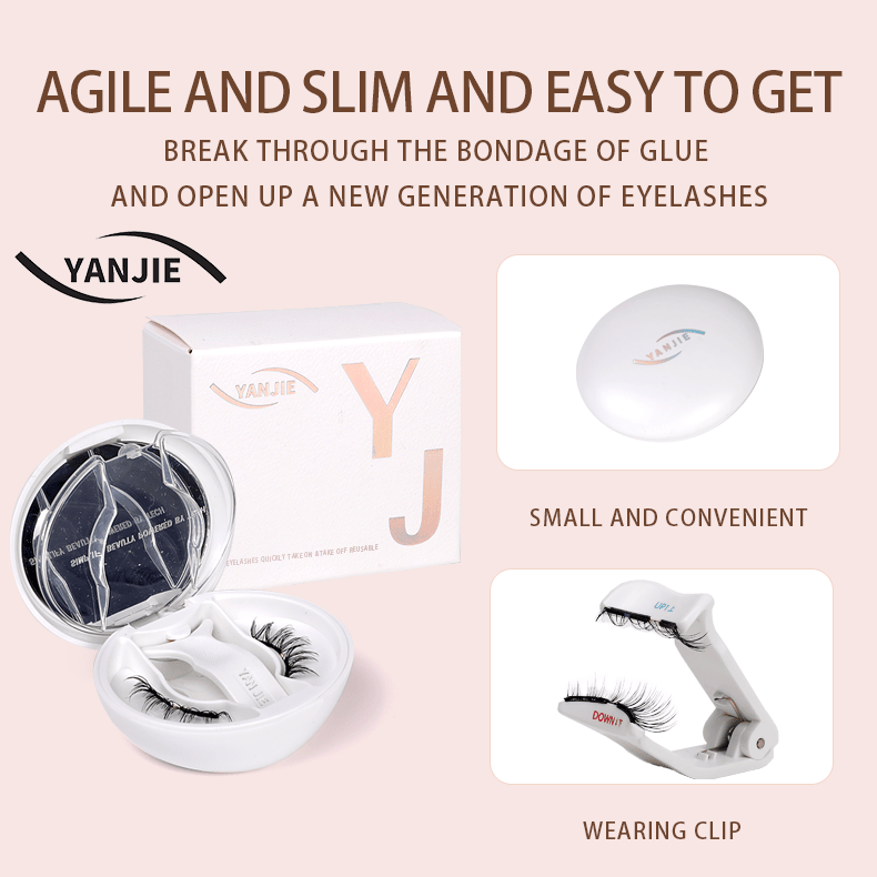 No Glue Soft Magnetic Clip On Eyelashes, Cat Claw Invisible Clear Band Reusable Lashes Natural Eye Enlargement Makeup-No Glue Soft Magnetic Clip On Eyelashes, Cat Claw Invisible Clear Band Reusable Lashes Natural Eye Enlargement Makeup