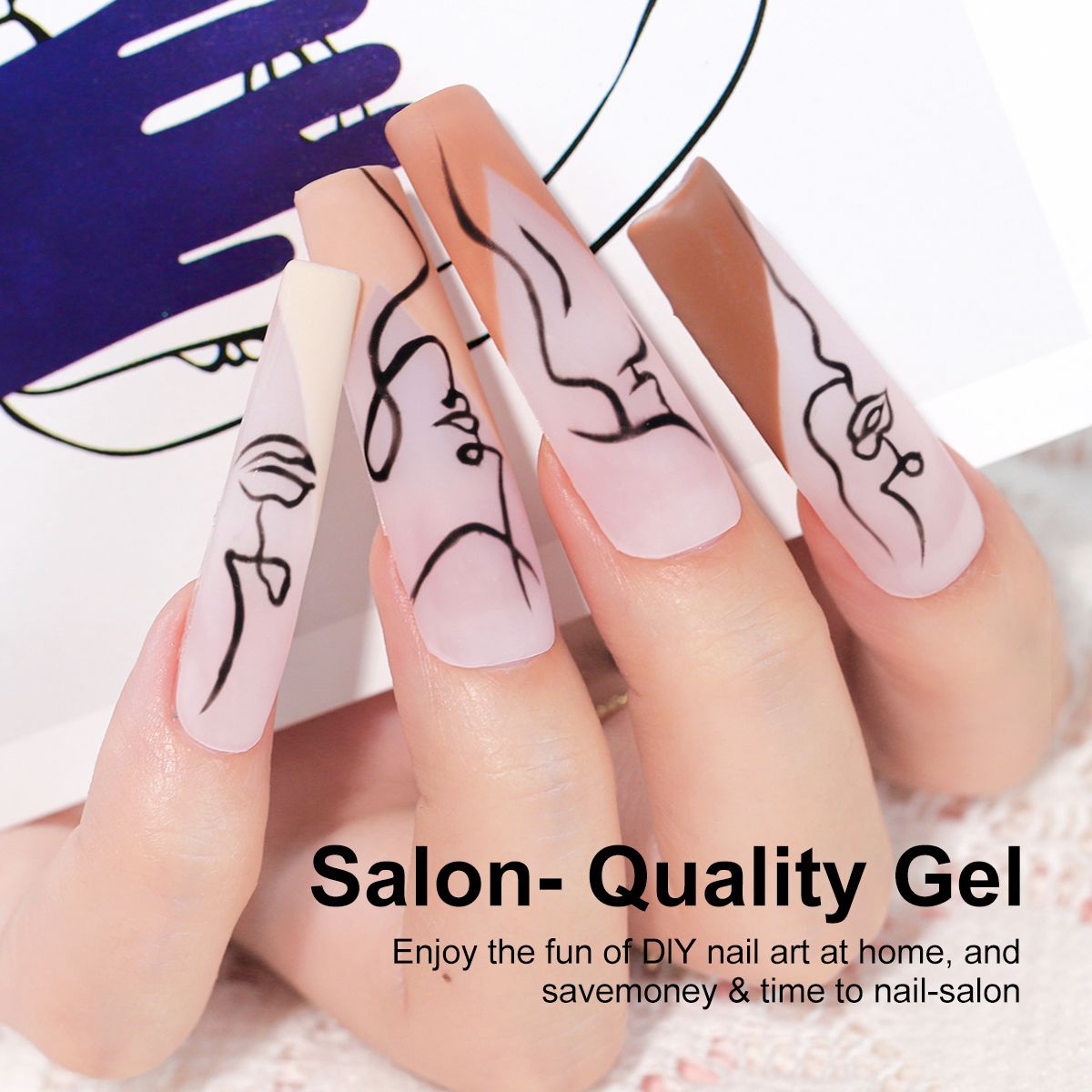 LIMEGIRL Gel Nail Polish Set 6 Color Set with UV Nail Light and Nail Tools, Soaking Nail Set, for Beginners DIY Nail Set-LIMEGIRL Gel Nail Polish Set 6 Color Set with UV Nail Light and Nail Tools, Soaking Nail Set, for Beginners DIY Nail Set