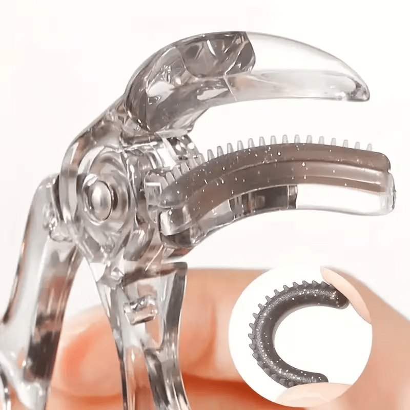 Portable wide-angle eyelash curler with built-in comb - suitable for all eye shapes, easy to use, battery-free, ideal for beginners-Portable wide-angle eyelash curler with built-in comb - suitable for all eye shapes, easy to use, battery-free, ideal for beginners