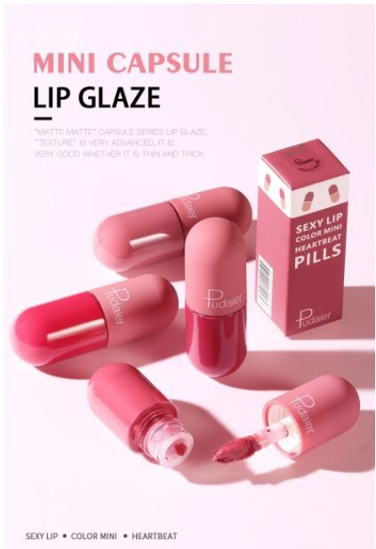 PUDAIER® Mini Capsule Matte Liquid Lipstick - Color #904-PUDAIER® Mini Capsule Matte Liquid Lipstick - Color #904