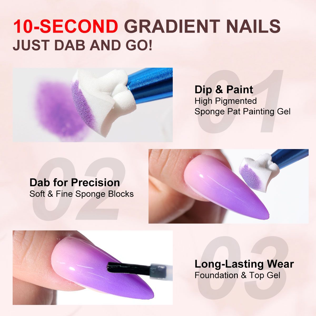 Limegirl Gradient Painting Gel, 9 Bright Colors Ombre GelNail Polish for Pigment Pat Nails Nails French ManicureSoak Off UV Set-Limegirl Gradient Painting Gel, 9 Bright Colors Ombre GelNail Polish for Pigment Pat Nails Nails French ManicureSoak Off UV Set