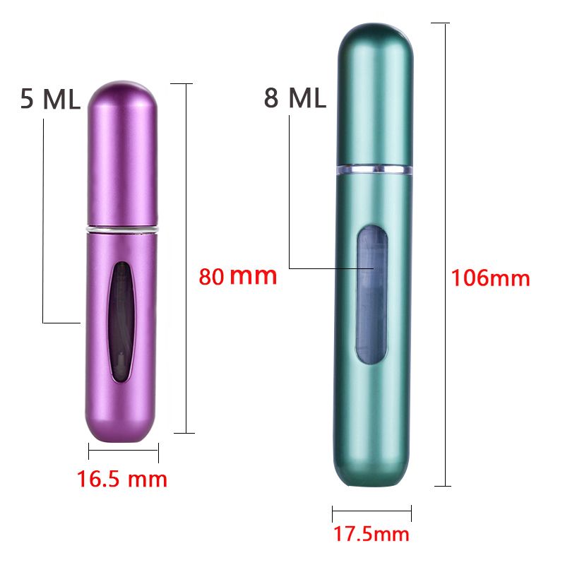 Refillable Mini Perfume Bottle Portable Cosmetic Bottle Spray Bottle Atomizer Spray Container Travel Refillable Bottles 5ml 8ml-Refillable Mini Perfume Bottle Portable Cosmetic Bottle Spray Bottle Atomizer Spray Container Travel Refillable Bottles 5ml 8ml