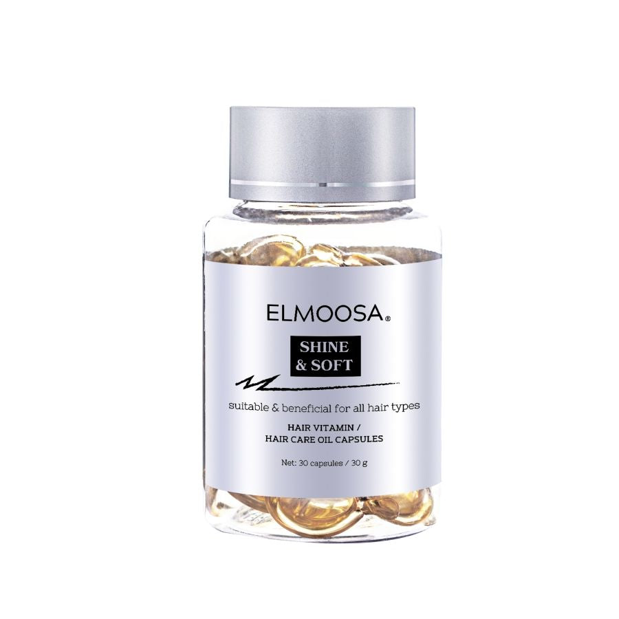 ELMOOSA Shine & Soft Hair Care Oil Capsules,Hair Vitamins Completes Daily Haircare /Enriched With Camellia Oil And A Variety Of Essential Oils-ELMOOSA Shine & Soft Hair Care Oil Capsules,Hair Vitamins Completes Daily Haircare /Enriched With Camellia Oil And A Variety Of Essential Oils