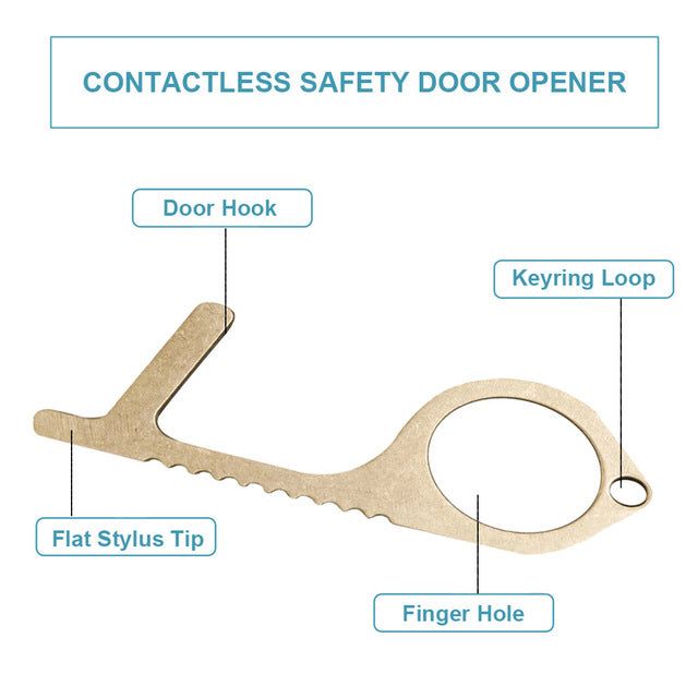 Safe Touch N Go Key Contact Less Tool Assist 2/Pk-Safe Touch N Go Key Contact Less Tool Assist 2/Pk