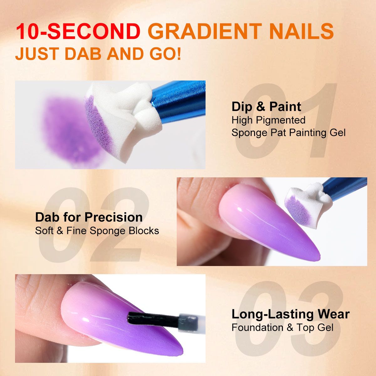 Limegirl Gradient Painting Gel, 9 Bright Colors Ombre GelNail Polish for Pigment Pat Nails Nails French ManicureSoak Off UV Set-Limegirl Gradient Painting Gel, 9 Bright Colors Ombre GelNail Polish for Pigment Pat Nails Nails French ManicureSoak Off UV Set