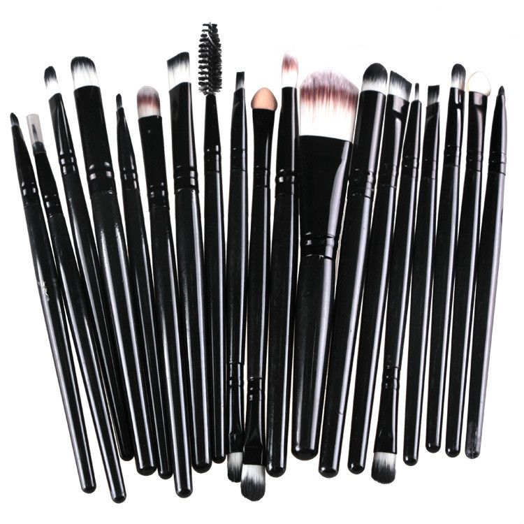 20Pcs Makeup Brushes Set Professional Plastic Handle Soft Synthetic Hair Powder Foundation Eyeshadow Make Up Brushes Cosmetics-20Pcs Makeup Brushes Set Professional Plastic Handle Soft Synthetic Hair Powder Foundation Eyeshadow Make Up Brushes Cosmetics