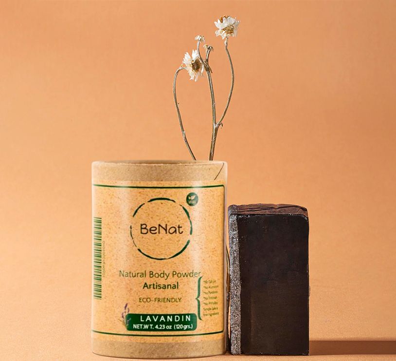 BeNat 100% All-Natural Body Powder - Talc-Free, Unscented, Eco-Friendly, Plastic-Free Packaging - Gentle for Sensitive Skin, Long-Lasting Odor Protection - 5.0 oz-BeNat 100% All-Natural Body Powder - Talc-Free, Unscented, Eco-Friendly, Plastic-Free Packaging - Gentle for Sensitive Skin, Long-Lasting Odor Protection - 5.0 oz