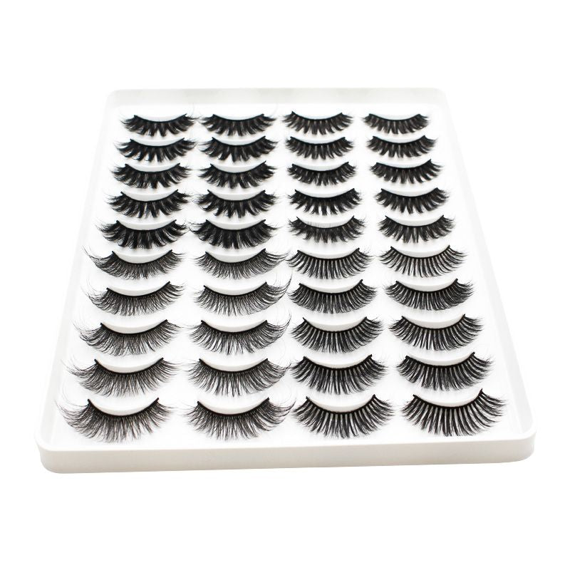 20 Pairs Mink Lashes Natural False Eyelashes Dramatic Volume Fake Lashes Soft Thick Long Eyelashes Wispy Makeup Extension 2022-20 Pairs Mink Lashes Natural False Eyelashes Dramatic Volume Fake Lashes Soft Thick Long Eyelashes Wispy Makeup Extension 2022
