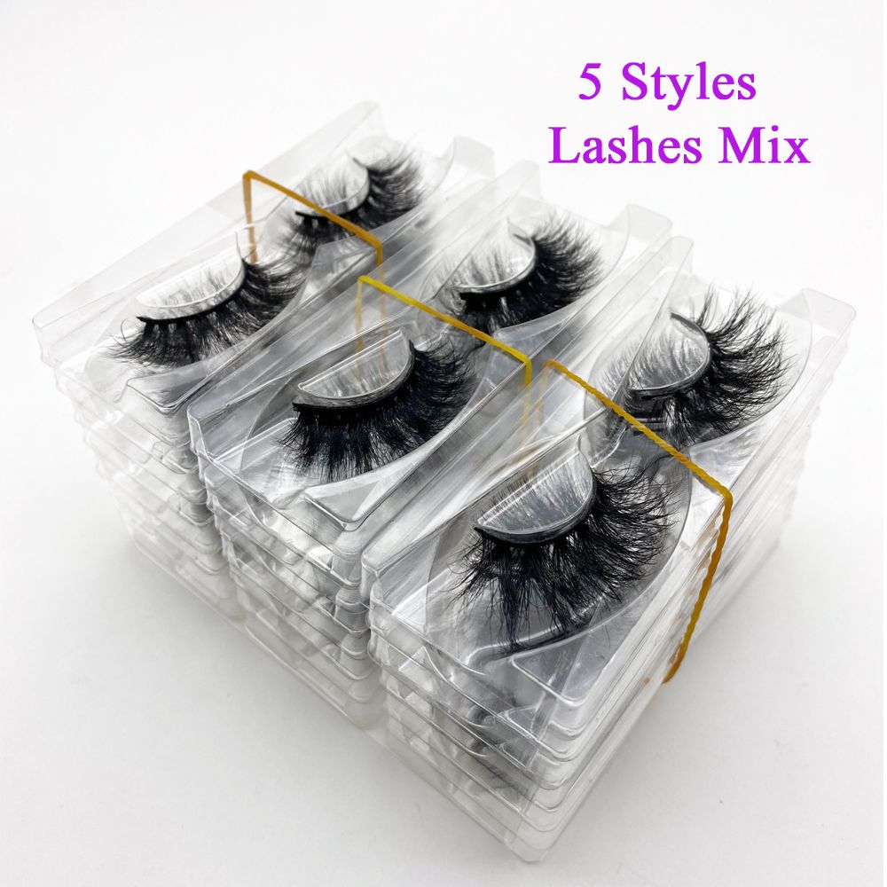 Wholesale 20/30/40/50Pairs Eyelashes 3D Mink Lashes Handmade Fluffy Dramatic Lashes Cruelty Free False Eyelashes Makeup Lashes-Wholesale 20/30/40/50Pairs Eyelashes 3D Mink Lashes Handmade Fluffy Dramatic Lashes Cruelty Free False Eyelashes Makeup Lashes