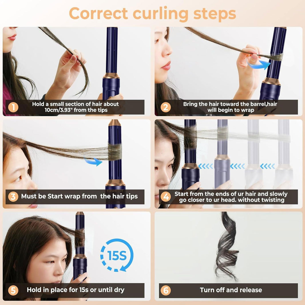 Professional Hair Dryer Brush 110000RPM High Speed Hair Dryer 5 In 1 Hair Styler Hot Air Brush Negative Ions Blow Dryer Brush Automatic Curling Iron Air Curler-Professional Hair Dryer Brush 110000RPM High Speed Hair Dryer 5 In 1 Hair Styler Hot Air Brush Negative Ions Blow Dryer Brush Automatic Curling Iron Air Curler