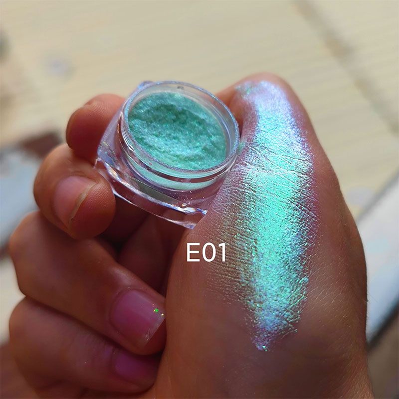MultiChrome Shifting Pigments Chameleon Eyeshadow Duochrome Chameleon Eyeshadow Infinite Chrome Shining Eyeshadow Net 0.2g-MultiChrome Shifting Pigments Chameleon Eyeshadow Duochrome Chameleon Eyeshadow Infinite Chrome Shining Eyeshadow Net 0.2g