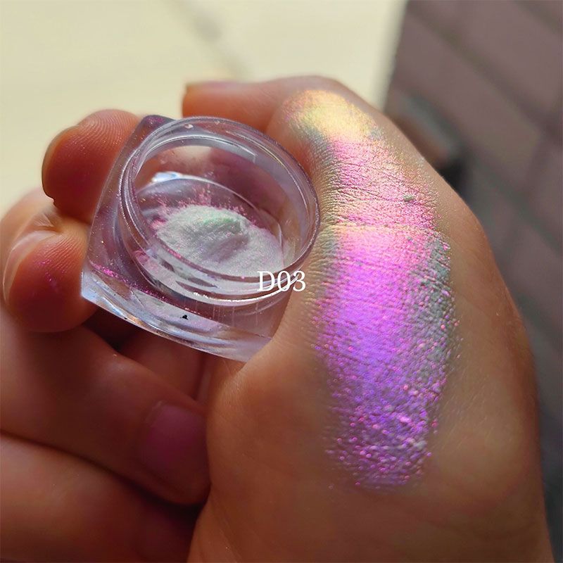 MultiChrome Shifting Pigments Chameleon Eyeshadow Duochrome Chameleon Eyeshadow Infinite Chrome Shining Eyeshadow Net 0.2g-MultiChrome Shifting Pigments Chameleon Eyeshadow Duochrome Chameleon Eyeshadow Infinite Chrome Shining Eyeshadow Net 0.2g