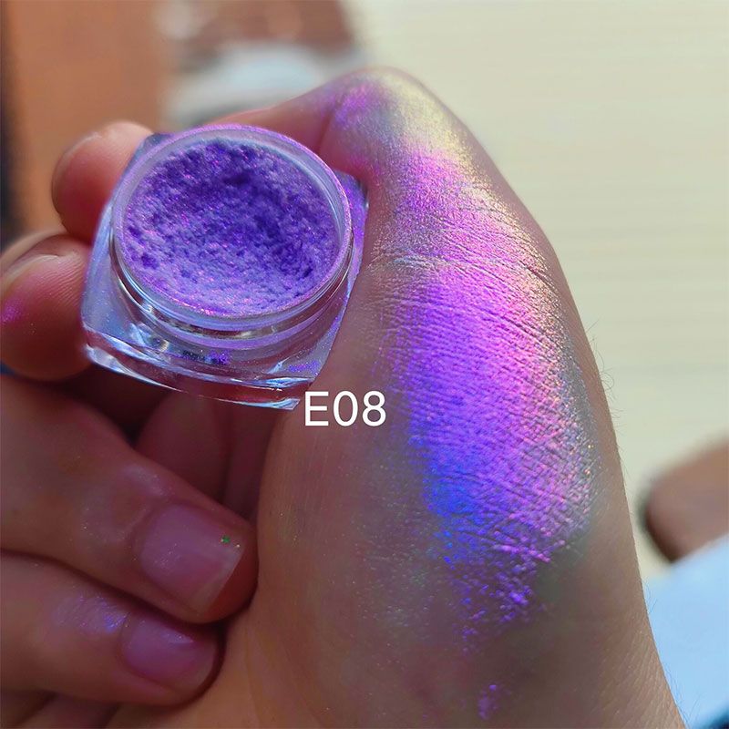 MultiChrome Shifting Pigments Chameleon Eyeshadow Duochrome Chameleon Eyeshadow Infinite Chrome Shining Eyeshadow Net 0.2g-MultiChrome Shifting Pigments Chameleon Eyeshadow Duochrome Chameleon Eyeshadow Infinite Chrome Shining Eyeshadow Net 0.2g