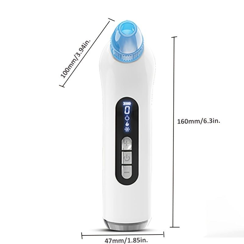 1pc Blackhead Remover Pore Vacuum Hot & Cold Compress; Blackhead Remover Pore Vacuum; Upgraded Facial Pore Cleaner-1pc Blackhead Remover Pore Vacuum Hot & Cold Compress; Blackhead Remover Pore Vacuum; Upgraded Facial Pore Cleaner