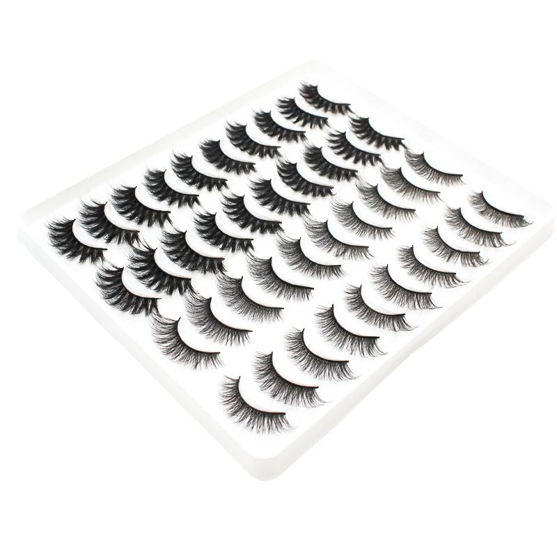 20 Pairs Mink Lashes Natural False Eyelashes Dramatic Volume Fake Lashes Soft Thick Long Eyelashes Wispy Makeup Extension 2022-20 Pairs Mink Lashes Natural False Eyelashes Dramatic Volume Fake Lashes Soft Thick Long Eyelashes Wispy Makeup Extension 2022