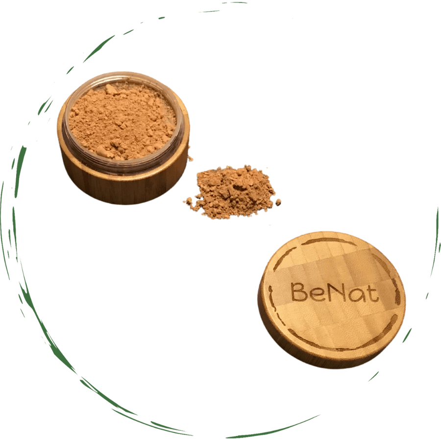 BeNat All-Natural Bronzer Loose Powder - Eco-Friendly Reusable Bamboo Case Vegan Face Makeup for a Healthy Sun-Kissed Glow-BeNat All-Natural Bronzer Loose Powder - Eco-Friendly Reusable Bamboo Case Vegan Face Makeup for a Healthy Sun-Kissed Glow